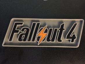 fallout 4 logo pinshape 3d-design 3d print model - Mito3D