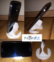 Handy Halter 3 Winkel pinshape gadgets Telefon stand smartphone Ständer 3d print model - Mito3D