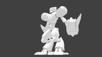 makertron mode vol pinshape interchangeable robot action figure design concours 3d print model - Mito3D