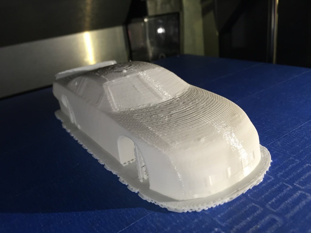nascar style race car pinshape 3d-design 3D print model - Mito3D