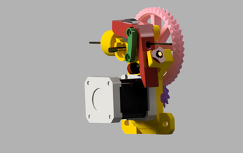 geared extruder v3 pinshape filament 3d print model - Mito3D