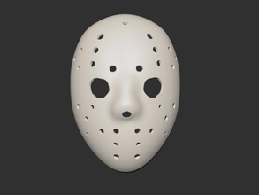 jason máscara pinshape máscaras criatura monster horror halloween 3d print model - Mito3D