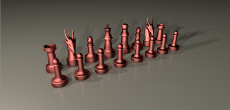 scacchi ajedrez pinshape makertron progettazione concorso 3d print model - Mito3D