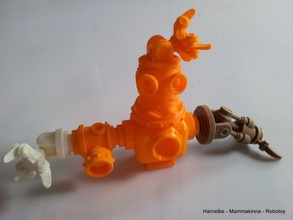 robot toy project pinshape 3d-design 3d print model - Mito3D