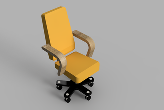 resinsoul bjd doll chair pinshape poltrona attrezzature per l'ufficio sedia bambola 3d print model - Mito3D