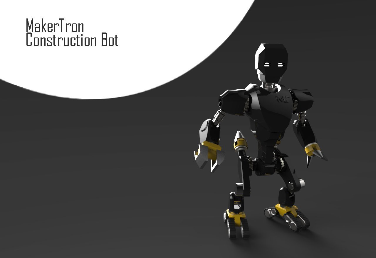 makertron construction bot pinshape design concours 3D print model - Mito3D