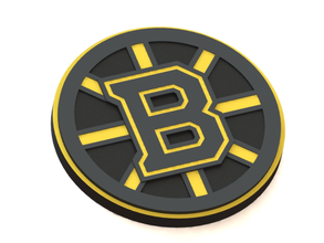 bruins boston logo pinshape hockey glace bostonbruins logo3d 3d print model - Mito3D