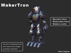 makertron nitin entrada pinshape creativeleo kapoor diseño concurso 3d print model - Mito3D