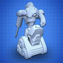 maker tron harvester pinshape zbrush robot makertron-design-contest 3d print model - Mito3D