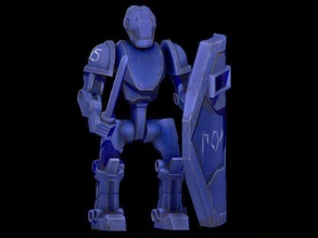 polícia robotron pinshape makertron design contest 3d print model - Mito3D