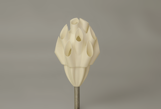 palmiga küre buket vazo ayaklı baz pinshape 3d print model - Mito3D