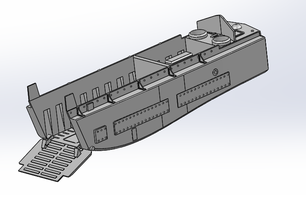 lcvp 2 higgins bateau 1 35 bausatz pinshape drtoto guenther 3d print model - Mito3D