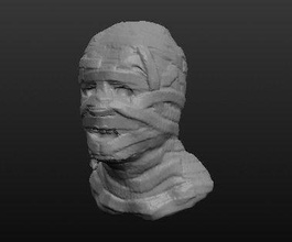 'mummy' pinshape halloween prop 3d print model - Mito3D