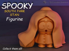 spooky stan figurine pinshape park south cartman simulated-cloth satire kyle kids kenny halloween funny comedy cloth carman 3d print model - Mito3D
