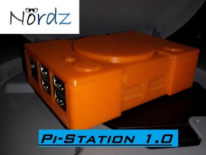 pi station 1 raspberry 2 case pinshape playstation Himbeere Gehäuse Himbeer Fall 3d print model - Mito3D