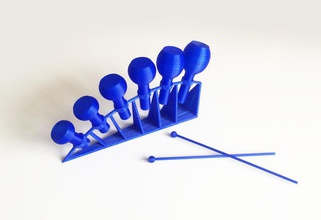 vase drums pinshape 3d-design 3d print model - Mito3D
