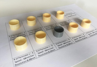 simple cylinder test pinshape 3d-design 3d print model - Mito3D