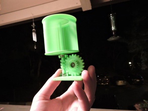 mini verticale turbina vento pinshape disegno 3d 3d print model - Mito3D
