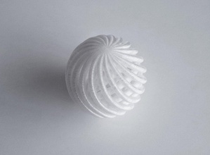 wire sphere pinshape 3d-design 3d print model - Mito3D