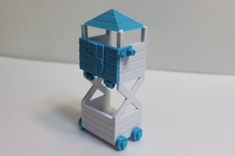 castelo série1 pinshape brinquedos torre 3d print model - Mito3D