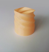 simple twisted vase 5 pinshape 3d-design 3d print model - Mito3D