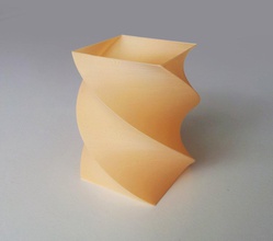 simple twisted vase 1 pinshape 3d-design 3d print model - Mito3D