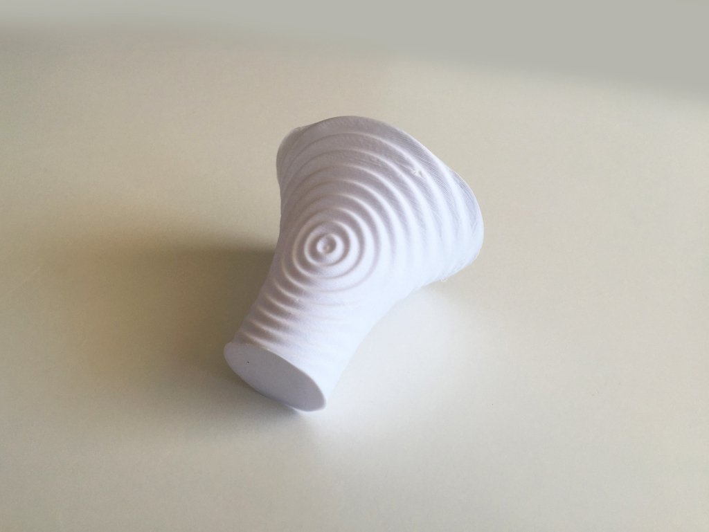 ripple vase 2 pinshape 3d design 3D print model - Mito3D