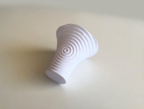 ondulação vaso 2 pinshape 3d design 3d print model - Mito3D
