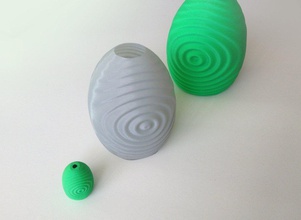ondulação vaso 1 pinshape 3d design 3d print model - Mito3D