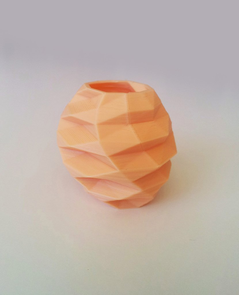 poly vase 8 pinshape 3d design 3D print model - Mito3D