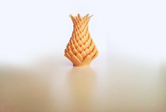 leaf vase 4 pinshape 3d-design 3d print model - Mito3D