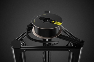 super smooth universal filament holder pinshape 3d-design 3d print model - Mito3D