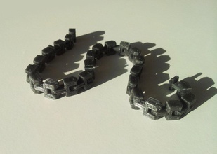 bracelet chain pinshape 3d-design 3d print model - Mito3D