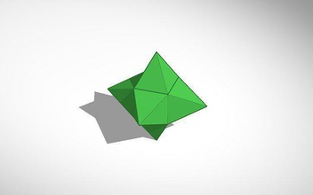 green star pinshape disegno 3d 3d print model - Mito3D