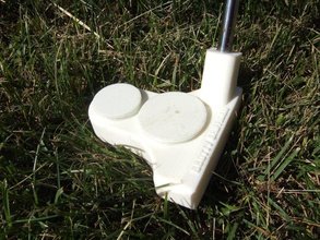 putter golf pinshape Conception 3d 3d print model - Mito3D