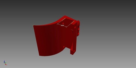 Halterung chineese hotend AutoKorrektur fan pinshape 3d design 3d print model - Mito3D