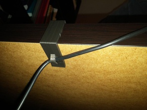 laptop desk power cable holder pinshape 3d-design 3d print model - Mito3D