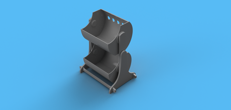ferris wheel meyve makinesi pinshape yıkayın mutfak 3d print model - Mito3D