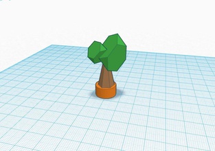 poli árbol pinshape Diseño 3d 3d print model - Mito3D