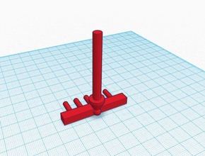 simples mini jardim zen rake pinshape 3d design 3d print model - Mito3D