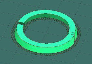 25mm xxmm base espansori pinshape disegno 3d 3d print model - Mito3D