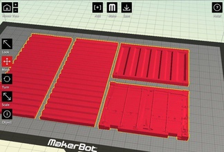 Fracht container pinshape 3d design 3d print model - Mito3D