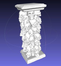 crânio torre pinshape 3d design 3d print model - Mito3D