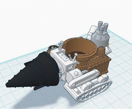 gnome driller tunneler pinshape 3d-design 3d print model - Mito3D