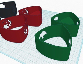 monster acrílico dados tubo conversão pinshape 3d design 3d print model - Mito3D