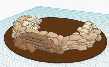 sacos areia pinshape 3d design 3d print model - Mito3D