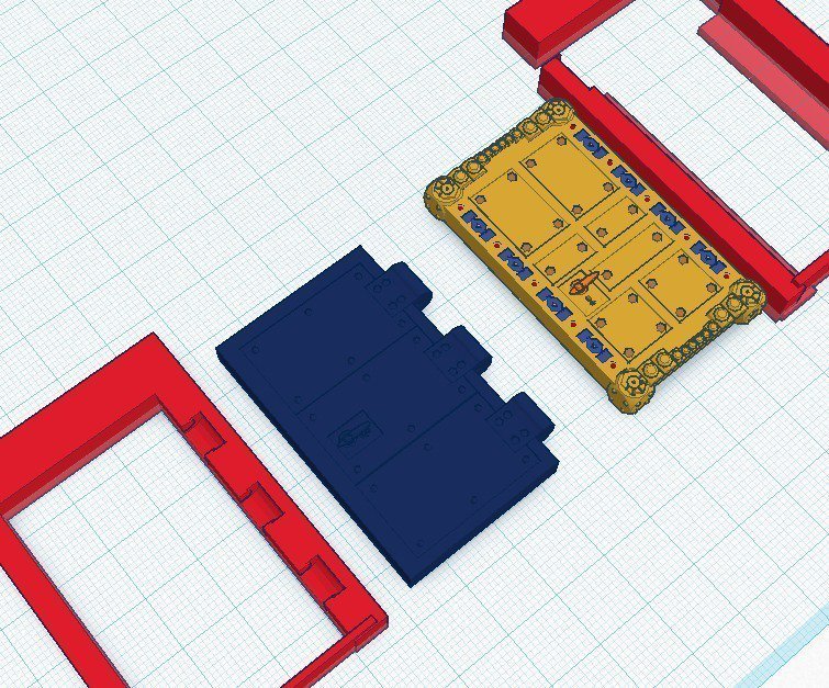 reinforced doors pinshape 3d-design 3D print model - Mito3D