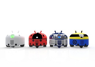 alien android bot pinshape Conception 3d jouet robot 3d print model - Mito3D