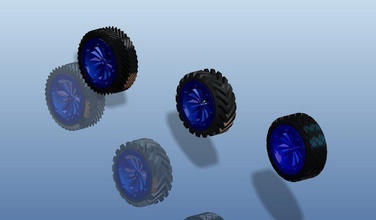 printable wheel rc cars rim mold rubber pinshape 3d-design 3d print model - Mito3D