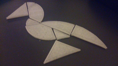 huevo colón tangram rompecabezas pinshape Diseño 3d 3d print model - Mito3D